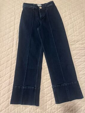 Dear John Black Wide-Leg Flare Jeans